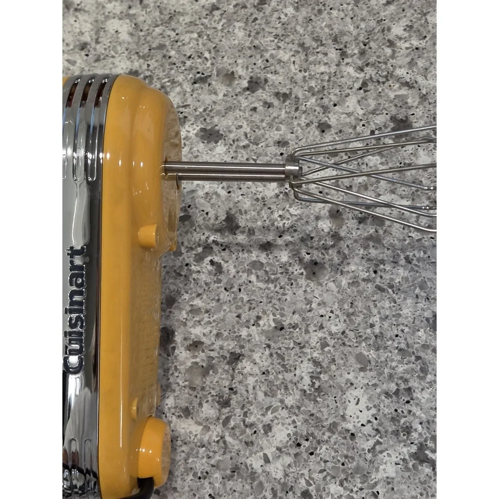 Cuisinart Discontinued Power Advantage 5 Speed Hand MixerHM-50 Yellow Tangerine